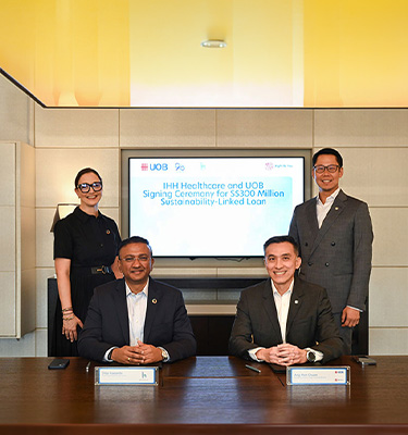 IHH Healthcare and UOB Sign Landmark S$300 million Sustainability-Linked Loan
