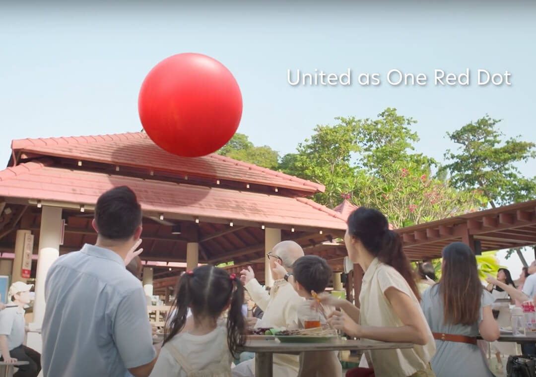 United as One Red Dot